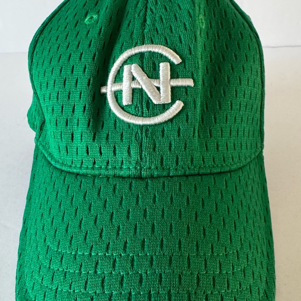 Nautica Competition Vintage Strapback Cotton Mesh Hat Men's Green 90s Unisex
